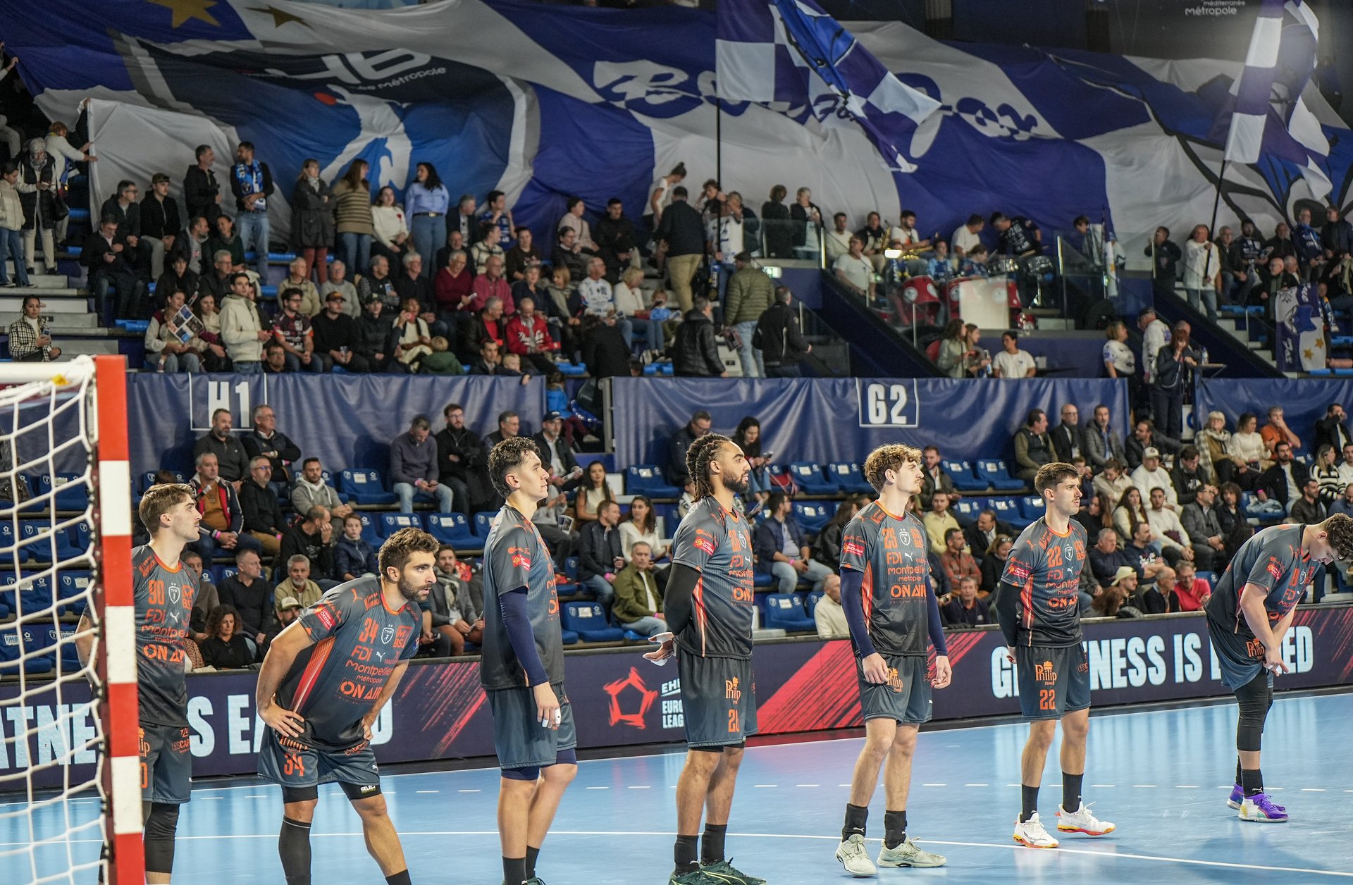 Match de handball MHB Montpellier