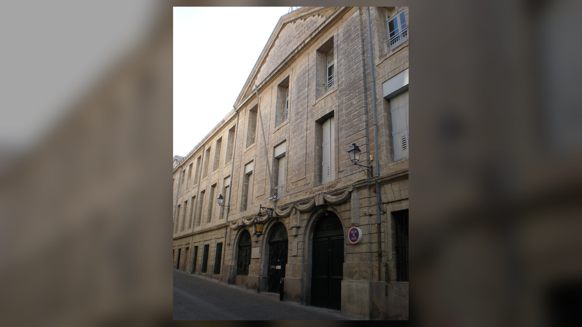 Rectorat de l'académie de Montpellier, rue de l'Université
