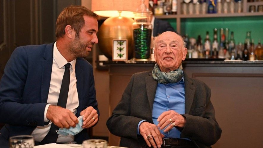 Michaël Delafosse et Edgar Morin à Montpellier