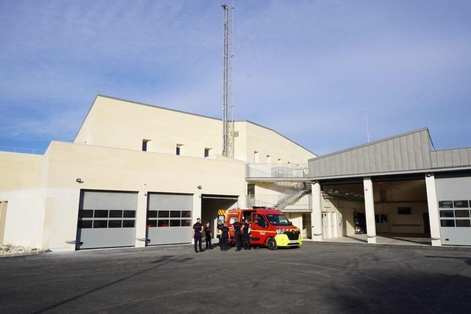 La nouvelle caserne de pompiers de Montpellier-Sud, dans le quartier de la Restanque