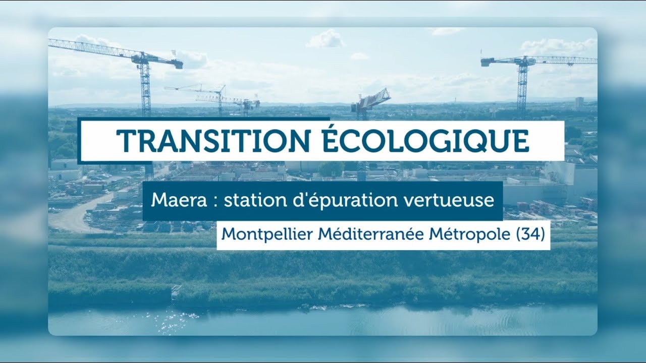 Station d'épuration Maera à Montpellier, production de biométhane