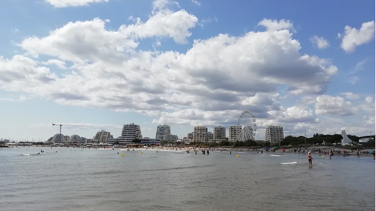 Plage du Grand Travers à La Grande-Motte (Hérault)