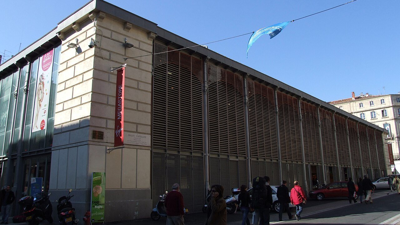 Les Halles Castellane dans le centre de Montpellier