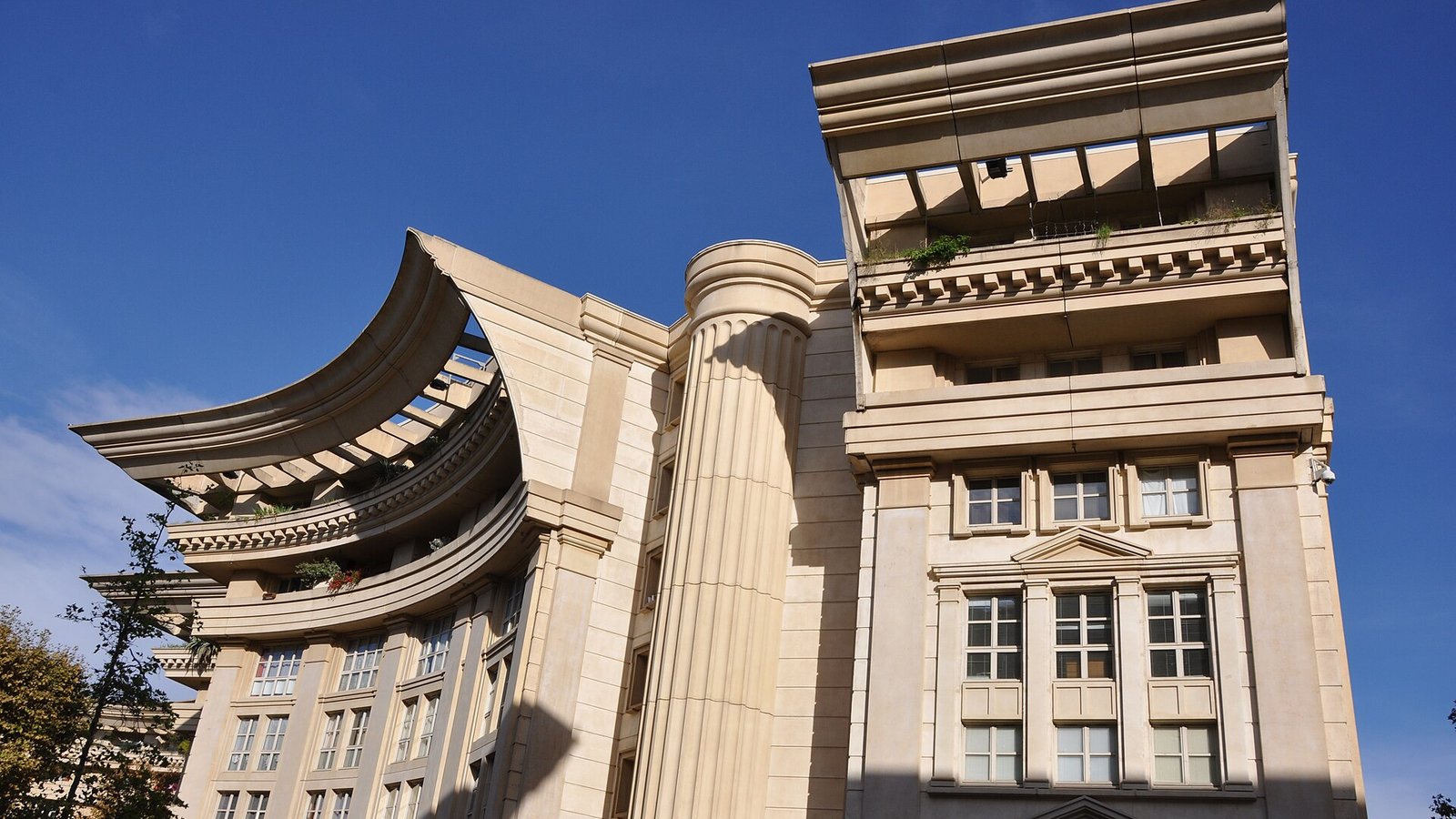 Le quartier Antigone à Montpellier