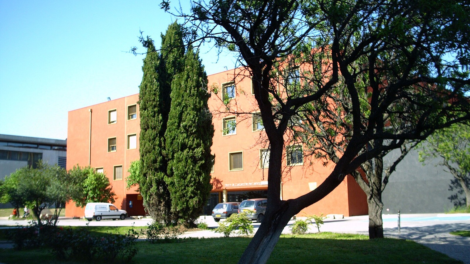 Bâtiment du campus de l'université Paul-Valéry à Montpellier